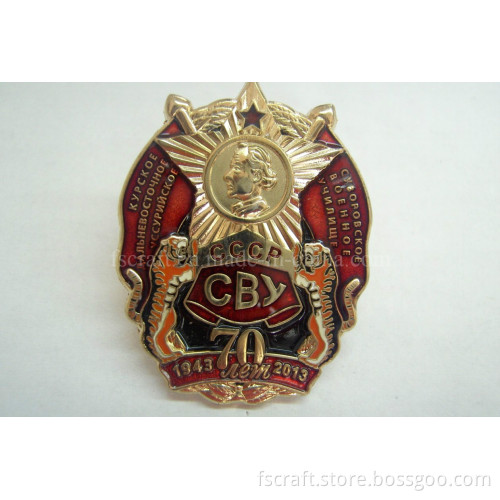 Screw Cap 3D Enamel Souvenir Name Badge